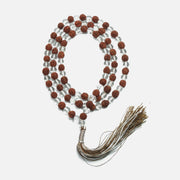 Sphatik Rudraksh Japamala: Spiritual Awareness and Personality Charming Love Rocks Japamala